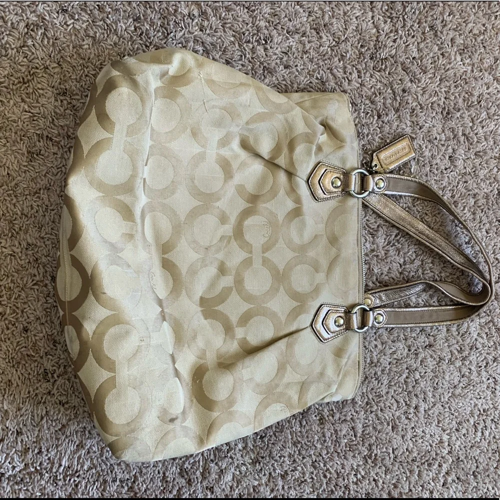 Coach Bag (authentic) *rare* GOLD color